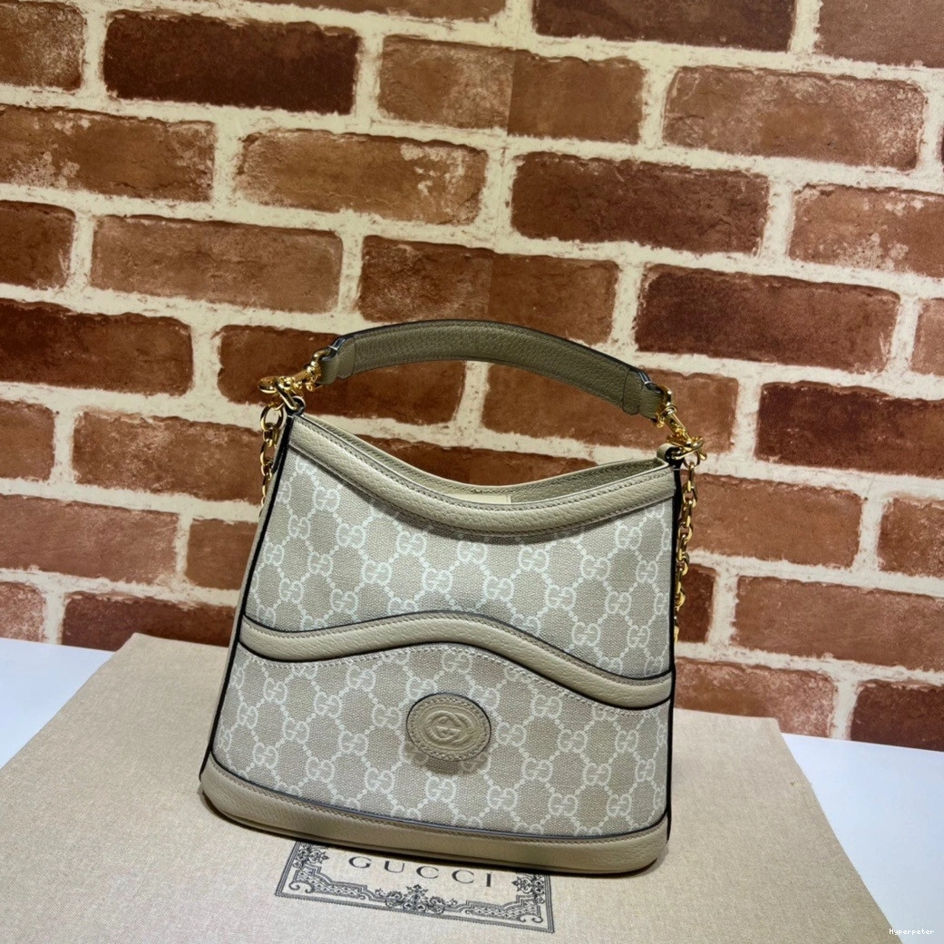 Hyper Peter with shoulder Interlocking GUCCI G Large bag 0725